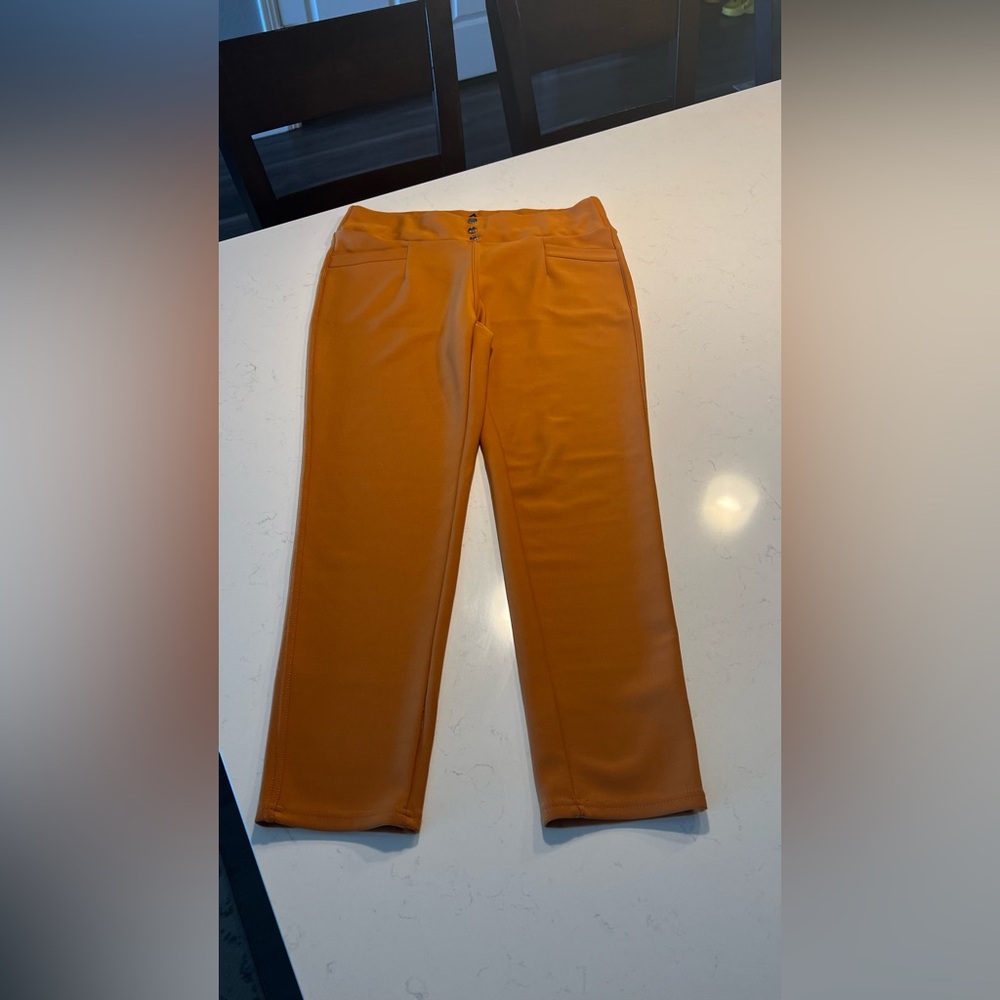 R Sofia Pants Orange/Mustard Pants. Size L